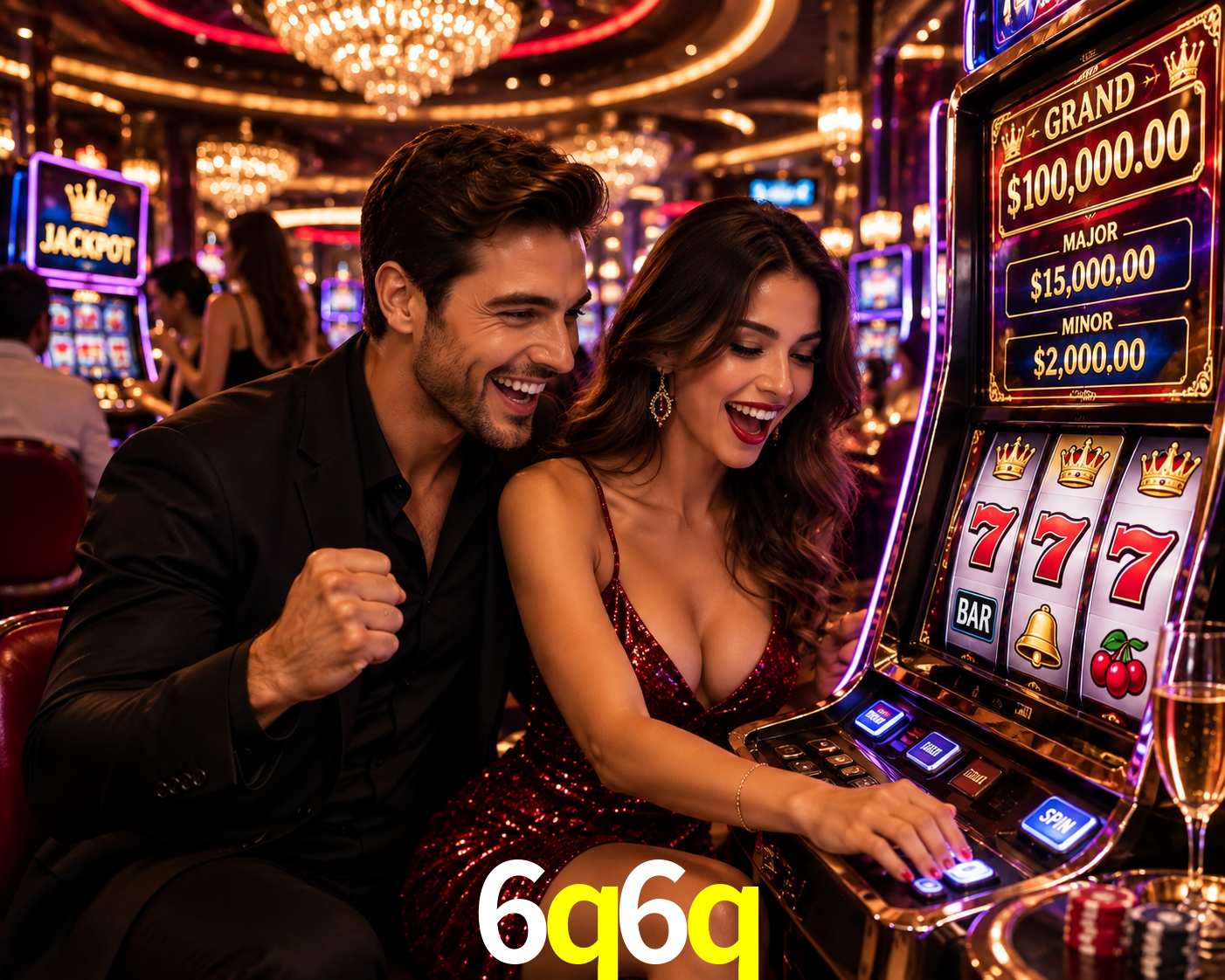 Sinta a adrenalina dos jogos de cassino com 6q6q